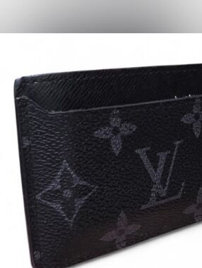 Louis Vuitton Black Monogram Eclipse Card Sleeve